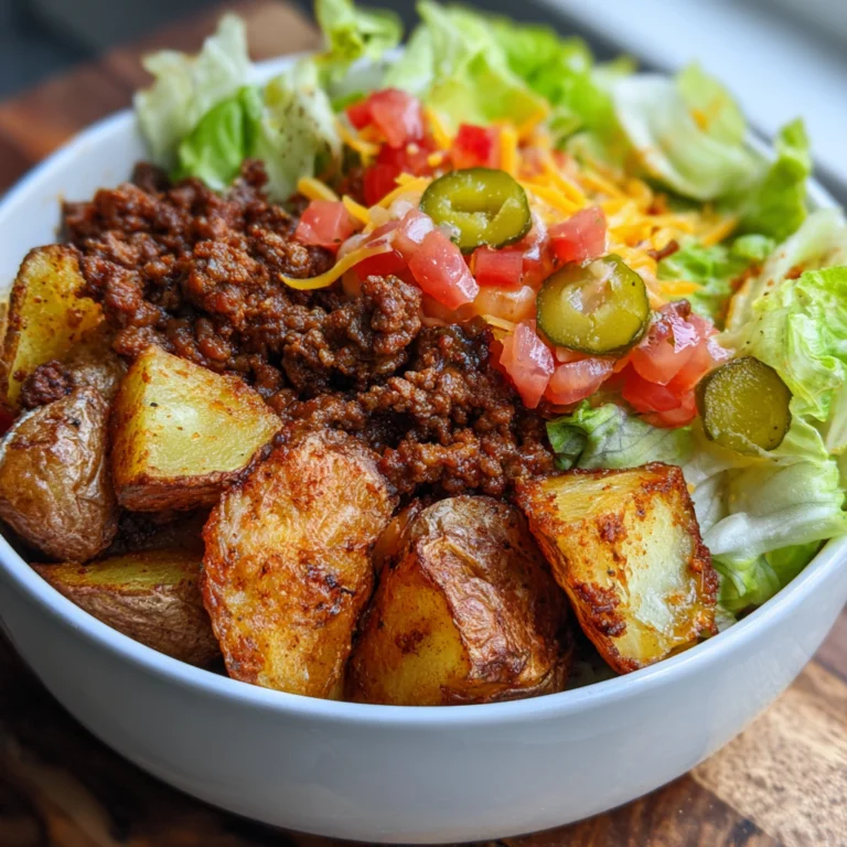 Healthy Burger Bowls