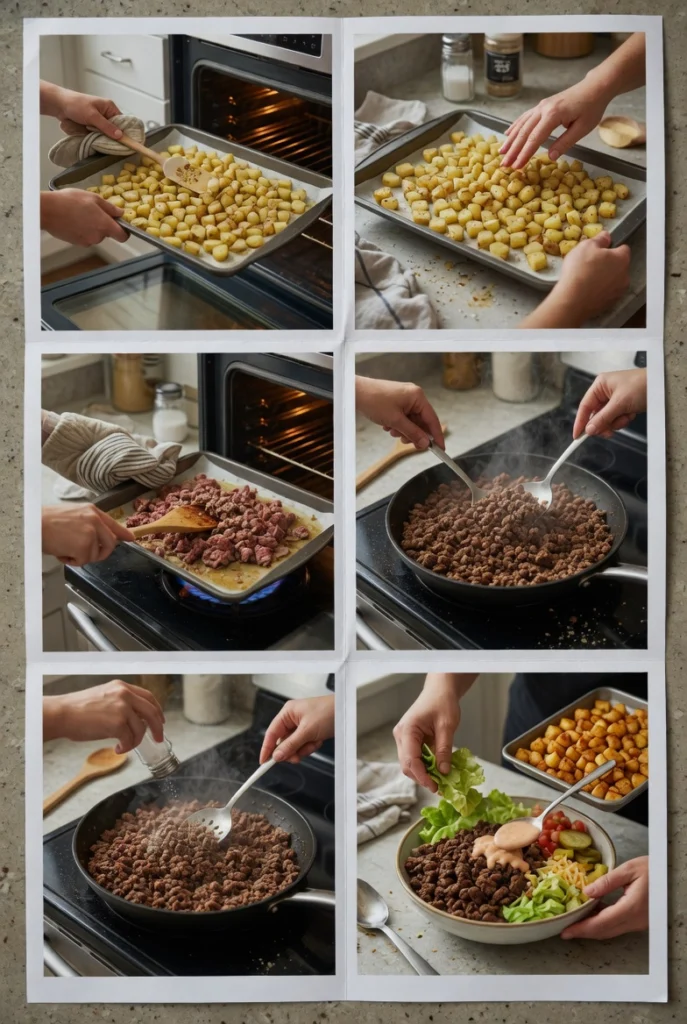 Healthy Burger Bowls