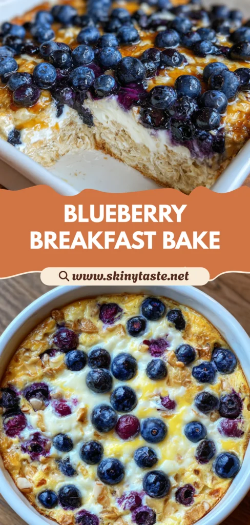 High Protein Blueberry Cottage Cheese Breakfast Bake