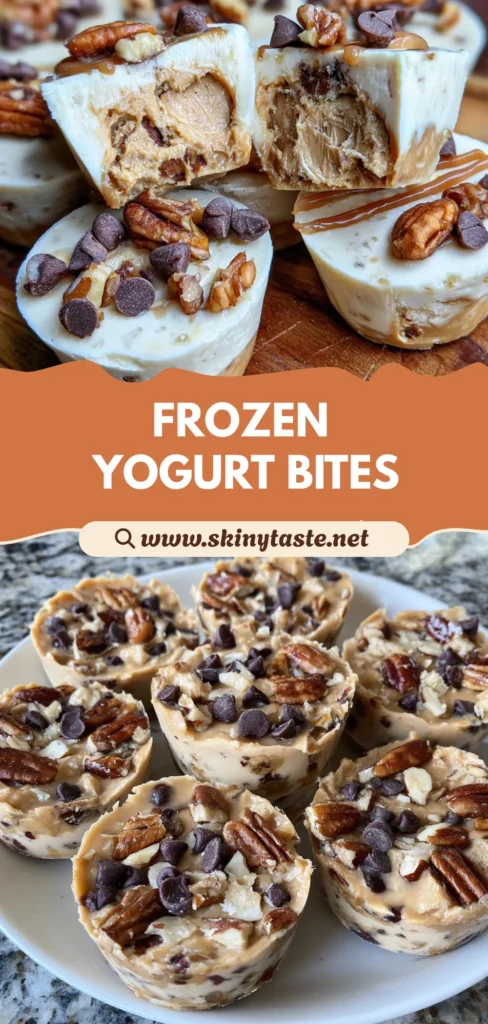 High Protein Frozen Peanut Butter Greek Yogurt Bites