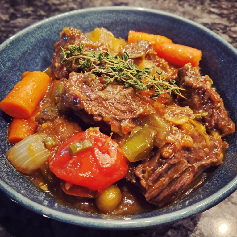 High Protein Slow Cooker Beef Dinner