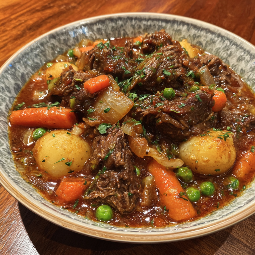 High Protein Slow Cooker Beef Dinner