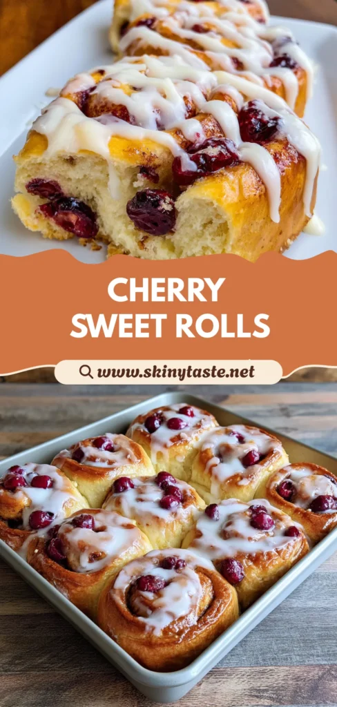 Fluffy Homemade Cherry Sweet Rolls Recipe – Easy Breakfast Delight 10 Homemade Cherry Sweet Rolls