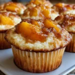 Honey Peach Cream Cheese Cupcakes