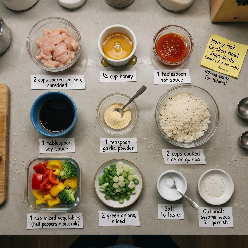 Hot Honey Chicken Bowls