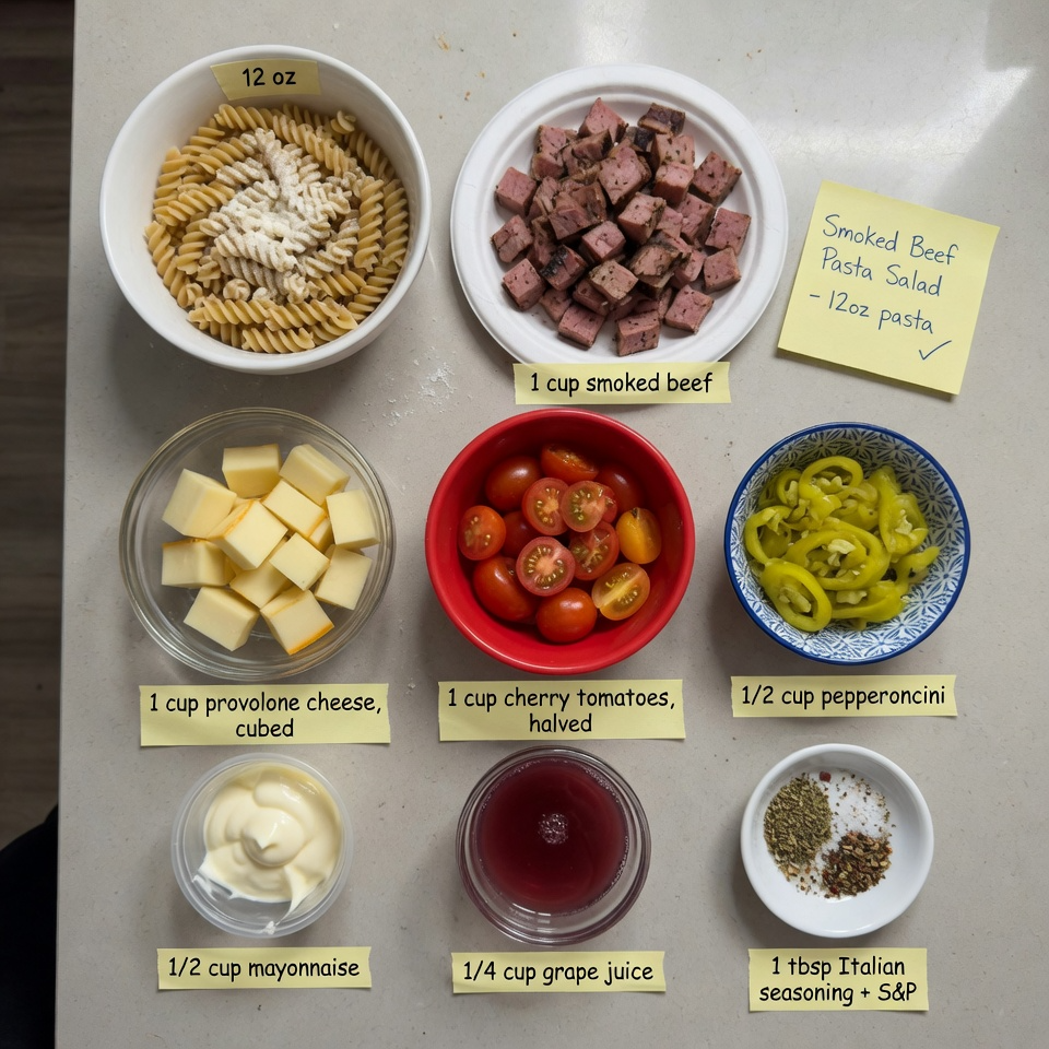 Italian Grinder Pasta Salad