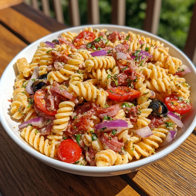 Italian Grinder Pasta Salad