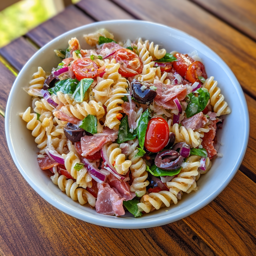 Italian Grinder Pasta Salad