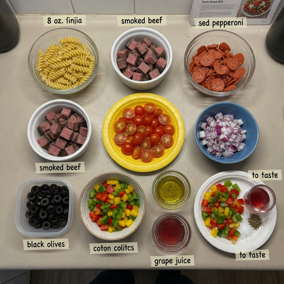 Italian Grinder Pasta Salad