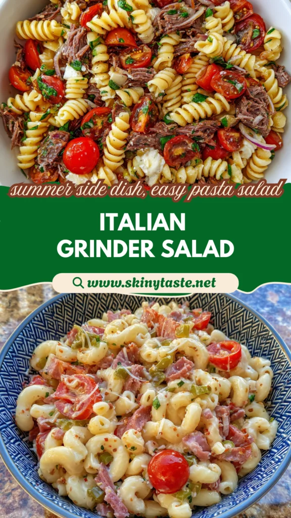 Italian Grinder Pasta Salad