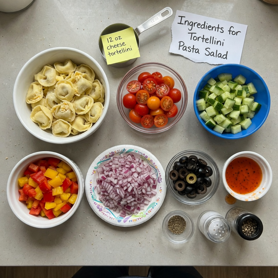 Italian Tortellini Pasta Salad