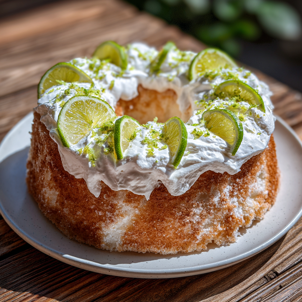 Key Lime Angel Food Cakev