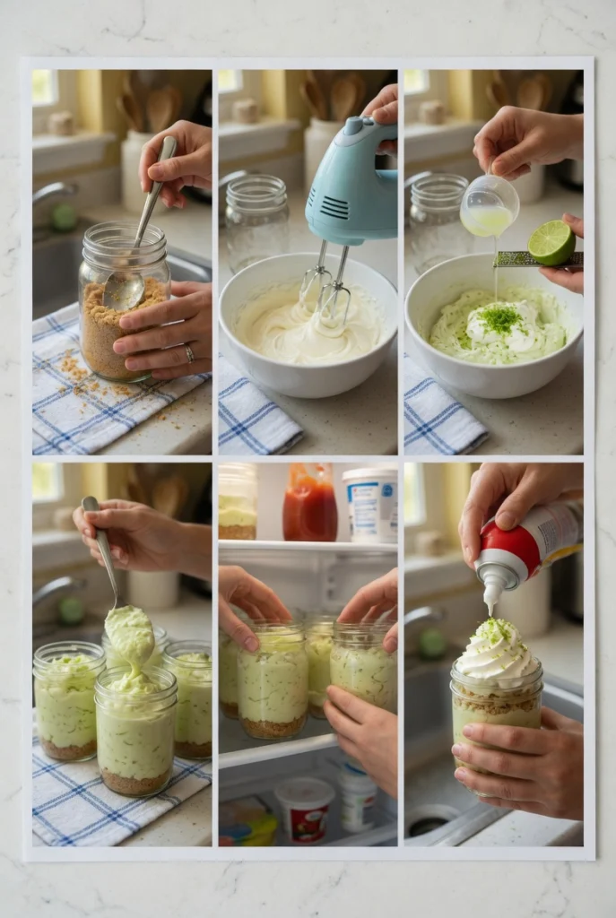 Key Lime Pie Mason Jars