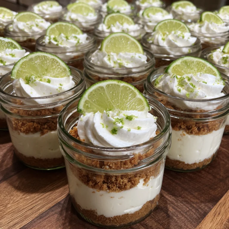 Key Lime Pie Mason Jars