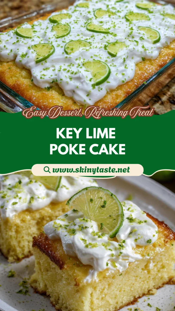Key Lime Poke Cake