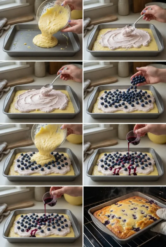 Lemon Blueberry Cheesecake Dump Cake – Easy Summer Dessert for 12 8 Lemon Blueberry Cheesecake Dump Cake