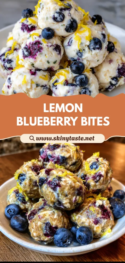 Lemon Blueberry Cottage Cheese Protein Bites – Quick Fitness Snack 10 Lemon Blueberry Cottage Cheese Protein Bites