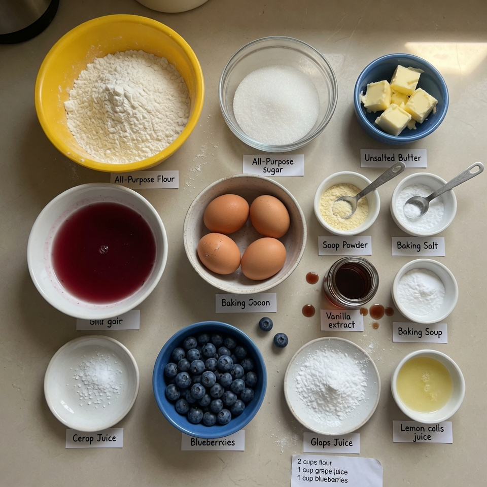 Lemon Blueberry Sheet Cake