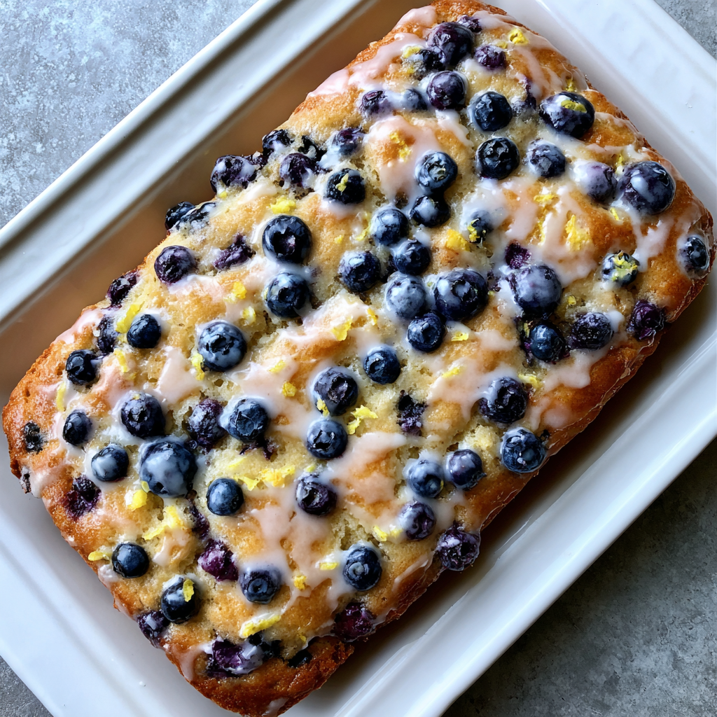Lemon Blueberry Sheet Cake