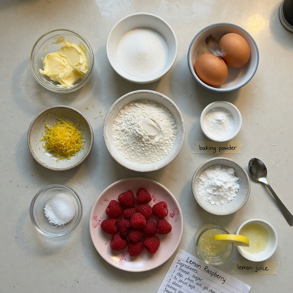 Lemon Raspberry Cookies