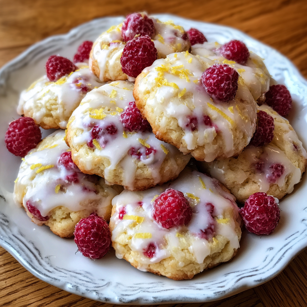 Lemon Raspberry Cookies