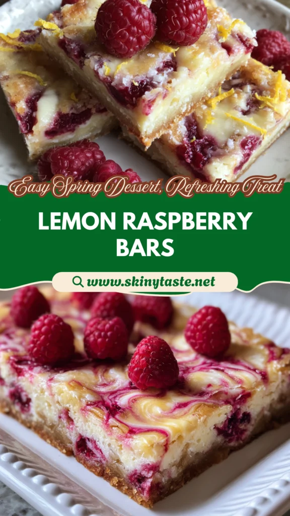 Lemon Raspberry Swirl Bars