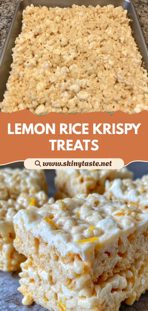 Lemon Rice Krispy Treats