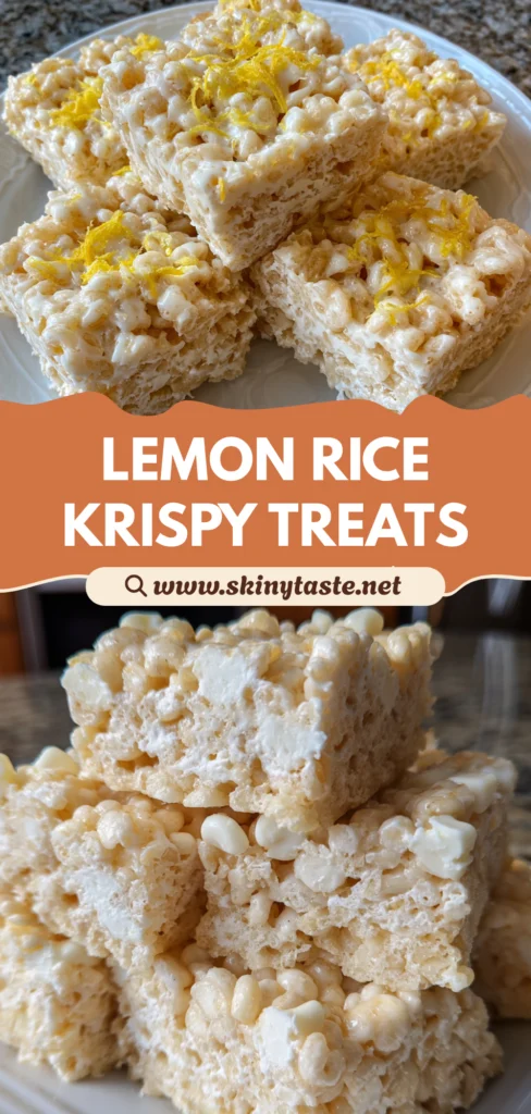 Lemon Rice Krispy Treats