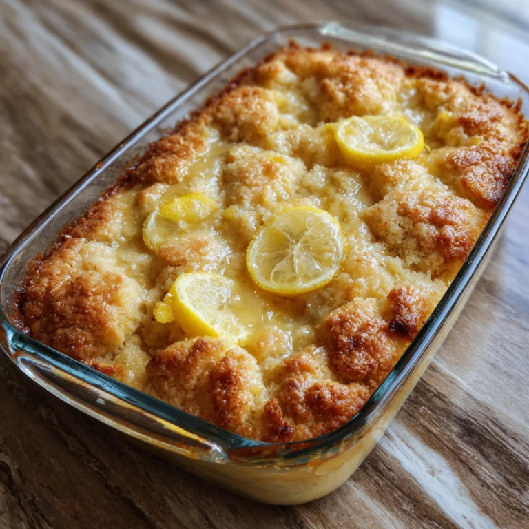 Magic Lemon Cobbler