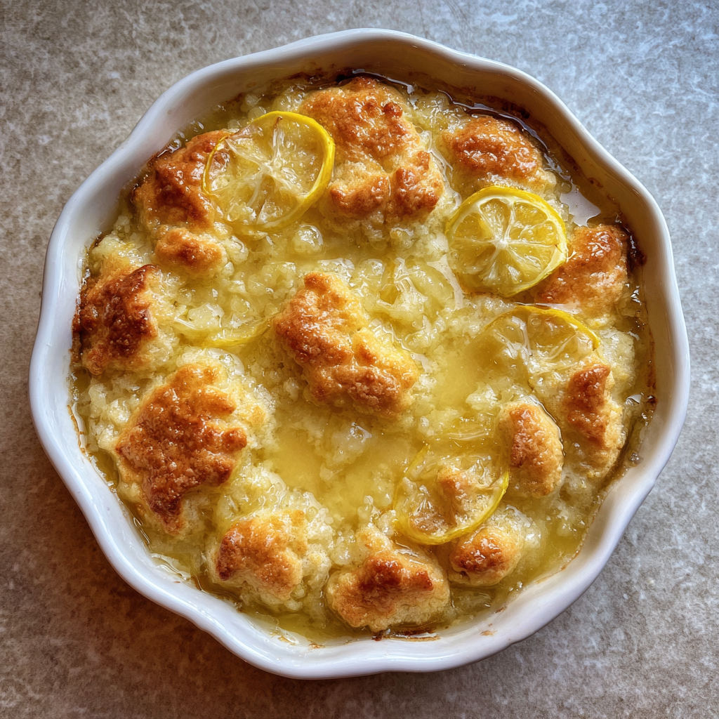 Magic Lemon Cobbler