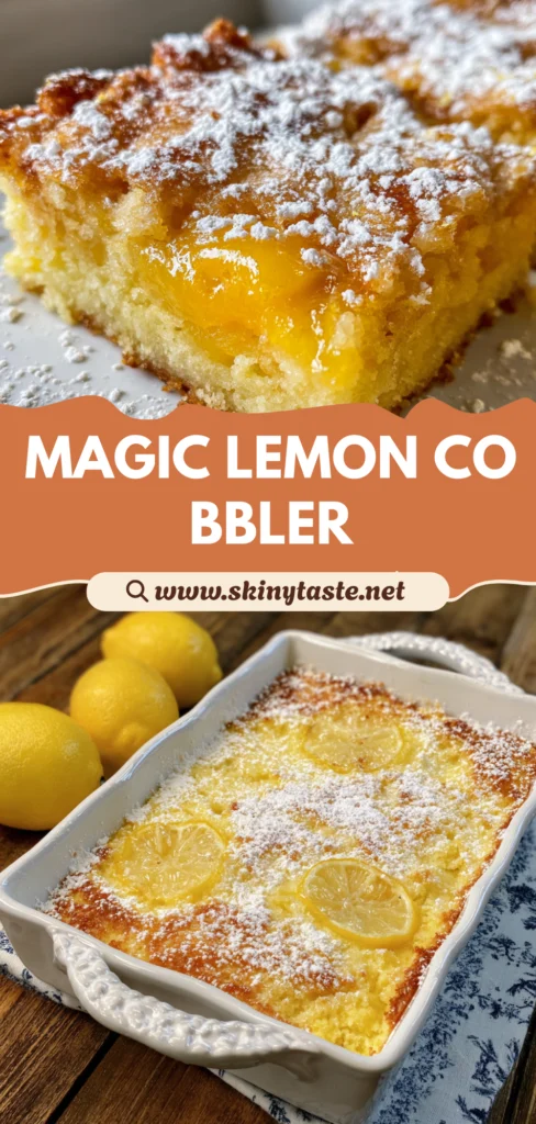 Magic Lemon Cobbler
