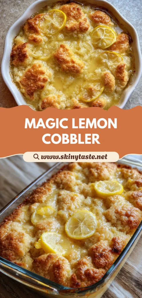 Magic Lemon Cobbler