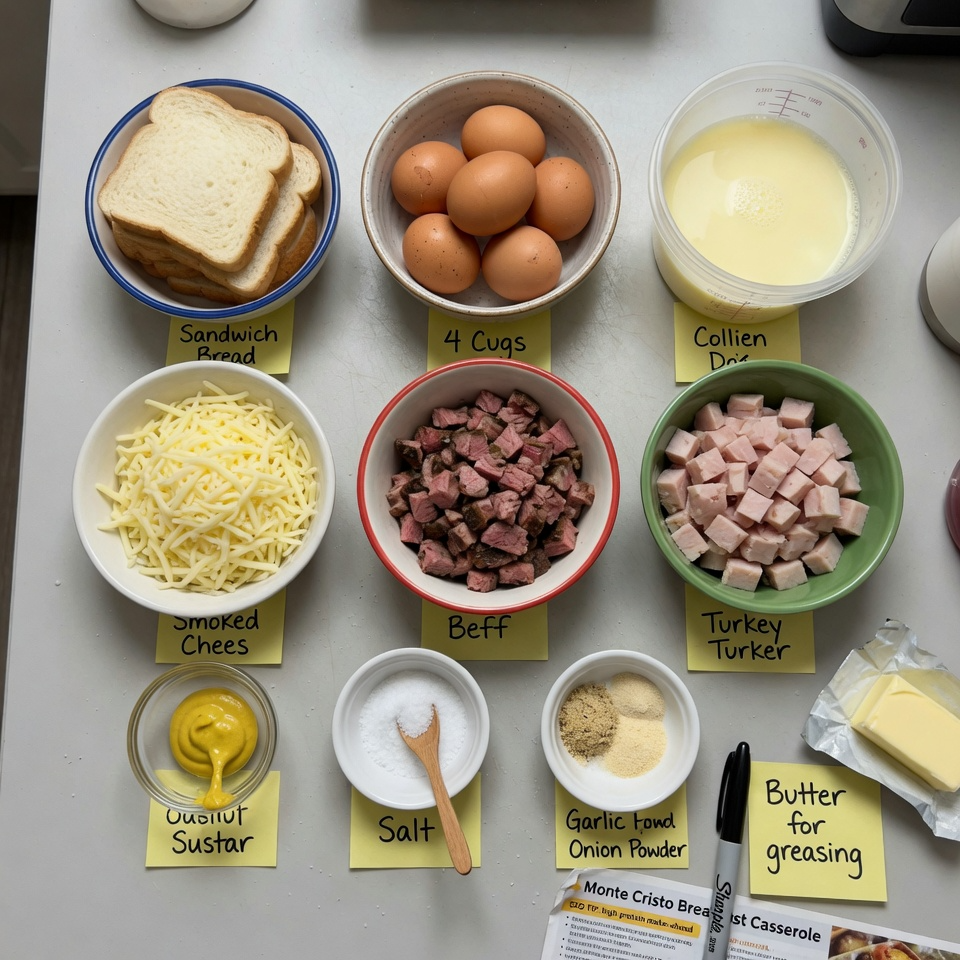 Monte Cristo Breakfast Casserole