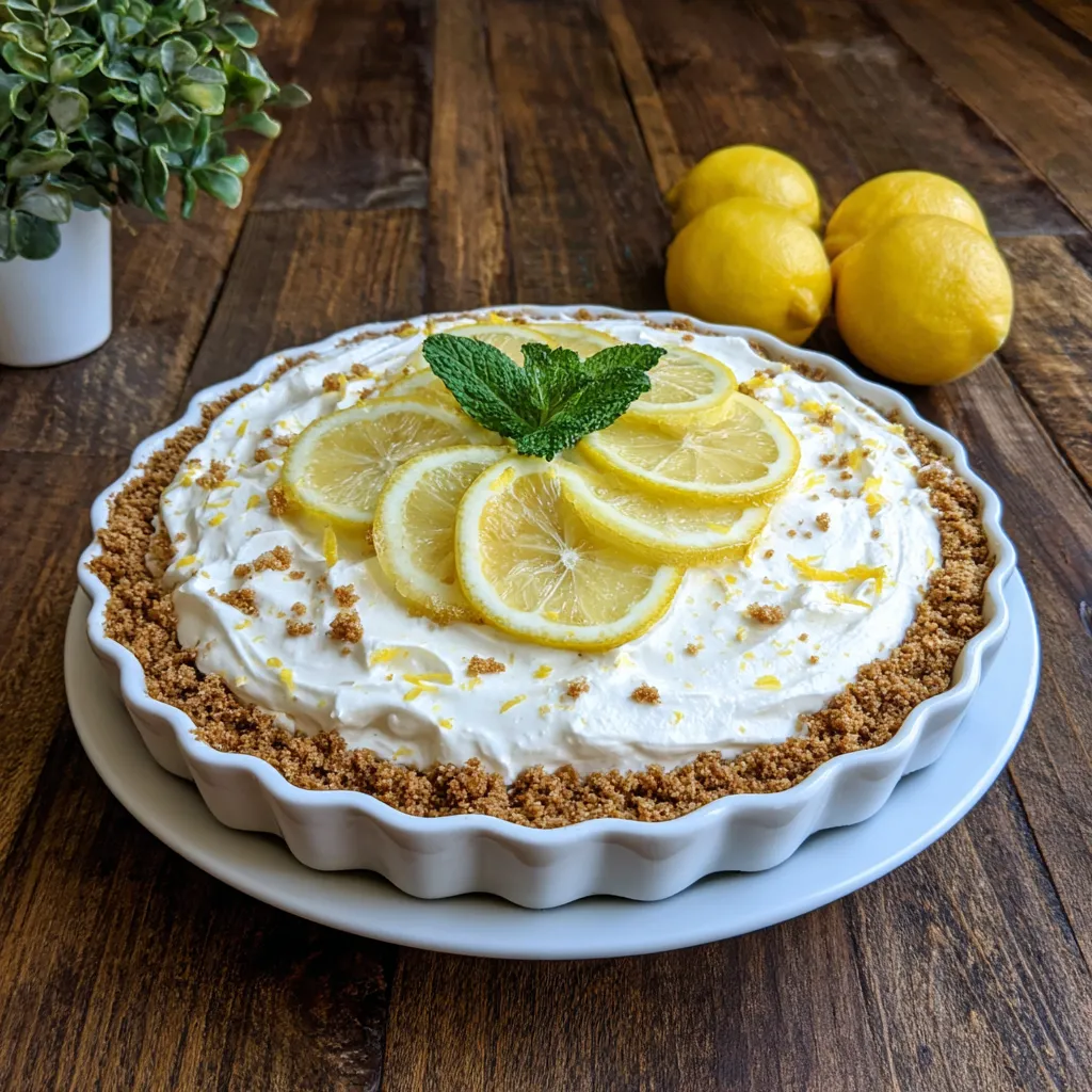 No-Bake Lemon Icebox Pie