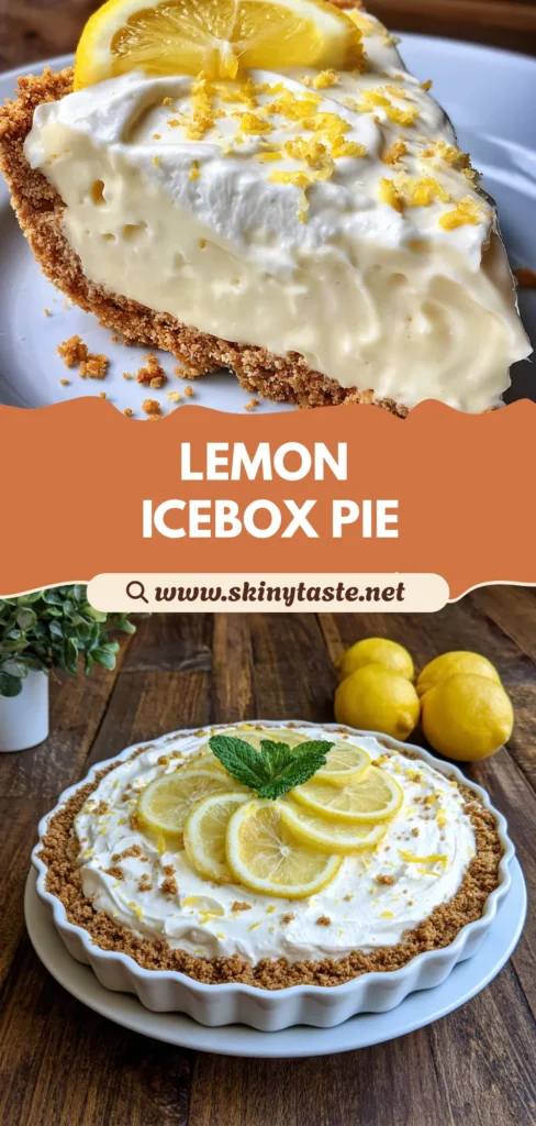 No-Bake Lemon Icebox Pie