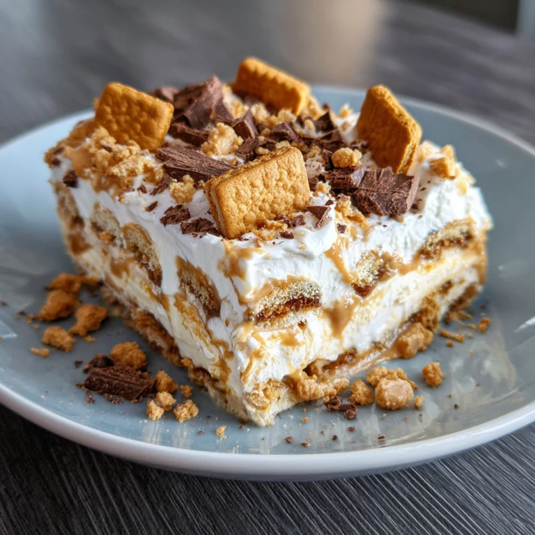 No Bake Peanut Butter Icebox Cake