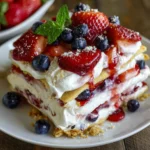 No-Bake Summer Berry Lasagna