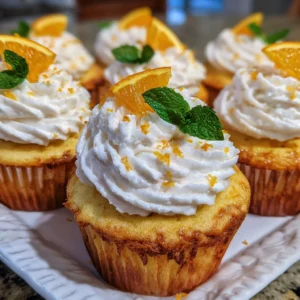 Orange Blossom Cupcakes with Vanilla Bean Buttercream