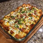 Overnight Eggs Benedict Casserole