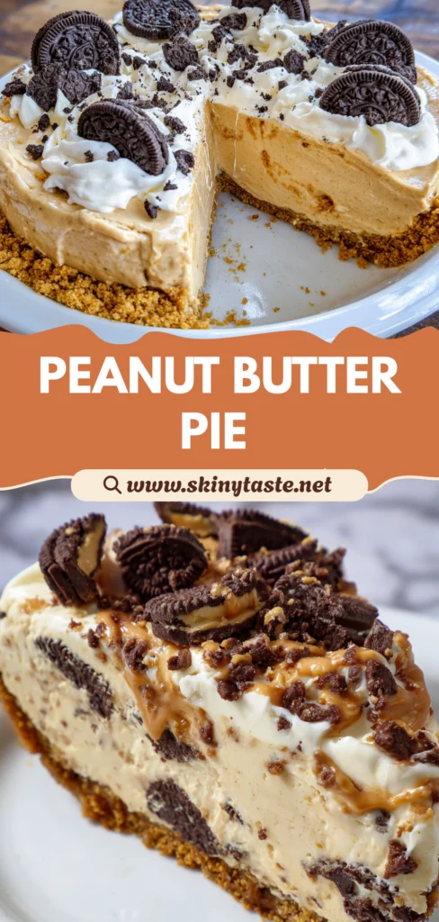Peanut Butter Oreo Pie