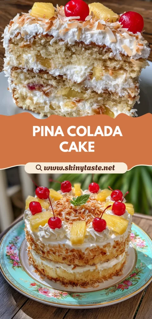 Pina Colada Layer Cake