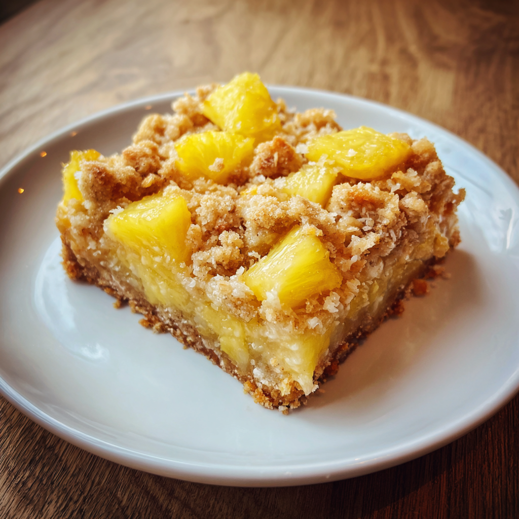 Pineapple Crumb Bars