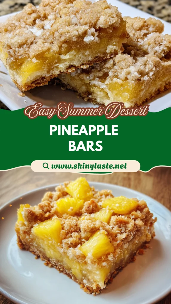Pineapple Crumb Bars