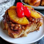 Pineapple Upside Down Cinnamon Rolls