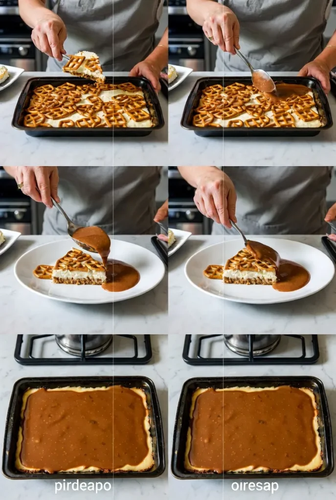 Irresistible Salted Caramel Pretzel Cheesecake Bars for Summer 8 Salted Caramel Pretzel Cheesecake Bars
