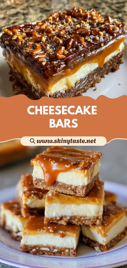 Irresistible Salted Caramel Pretzel Cheesecake Bars for Summer 10 Salted Caramel Pretzel Cheesecake Bars