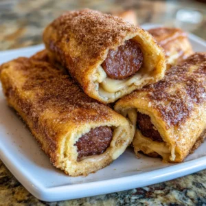 Smoked Beef French Toast Roll-Ups