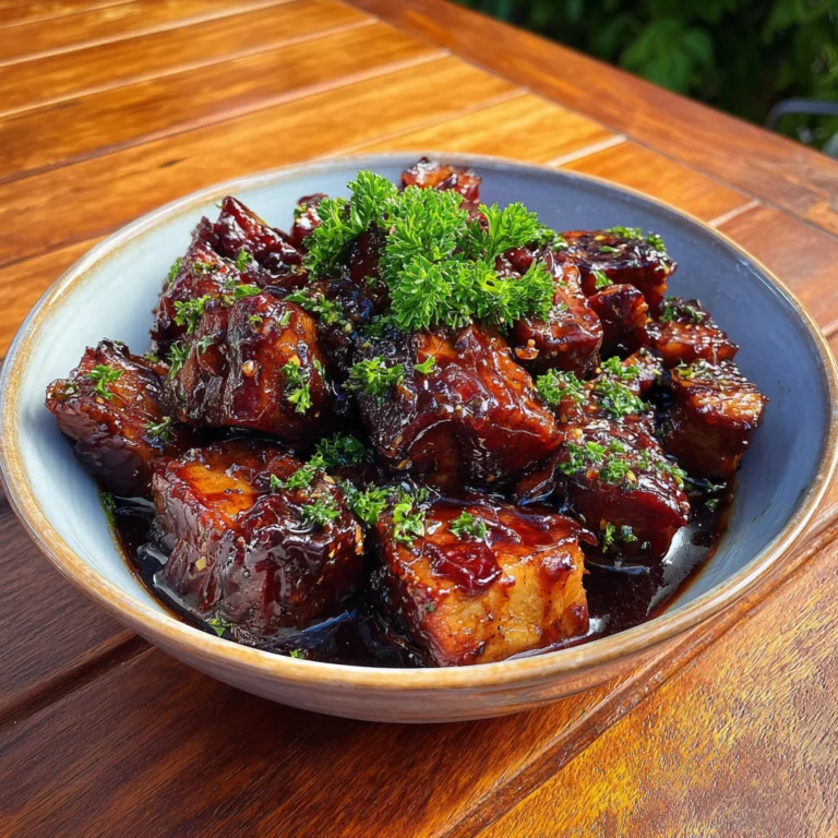 Smoked Beef and Grape Juice Glaze
