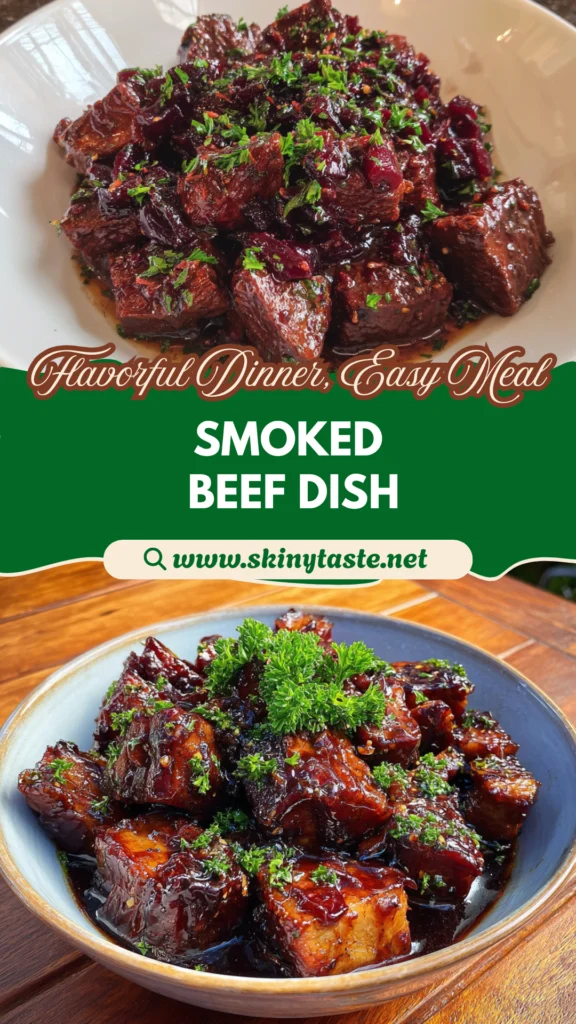 Smoked Beef and Grape Juice Glaze