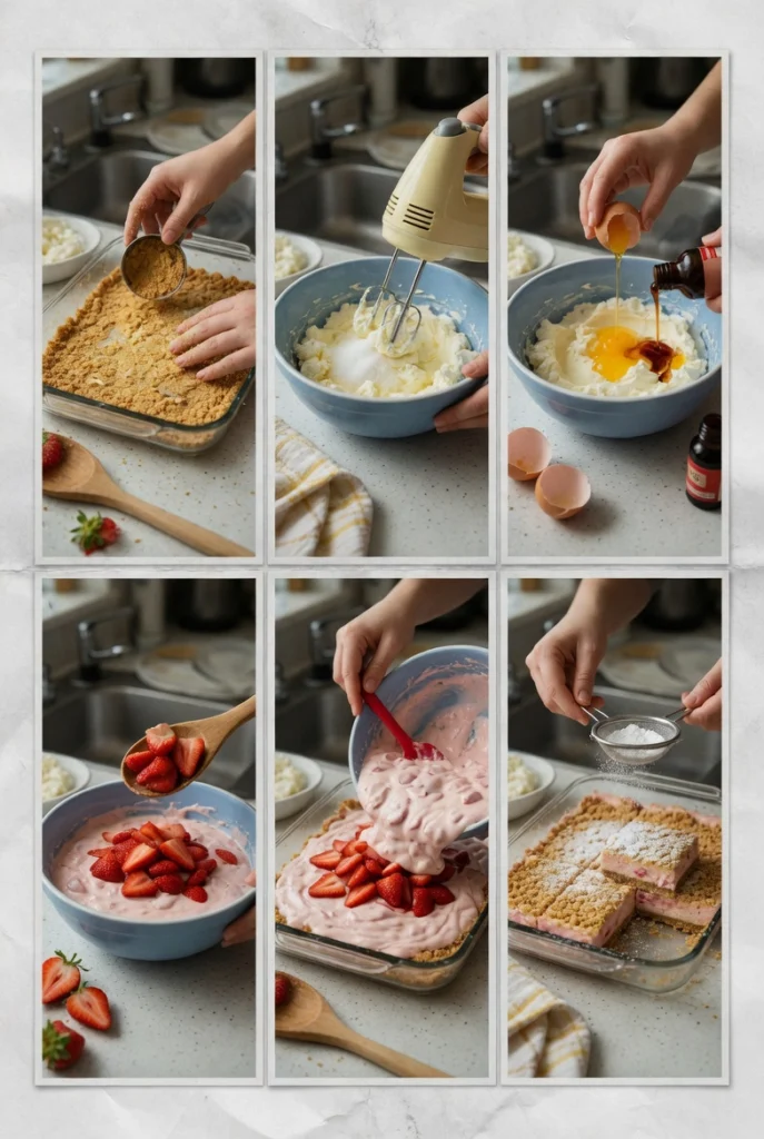 Strawberry Cheesecake Bars